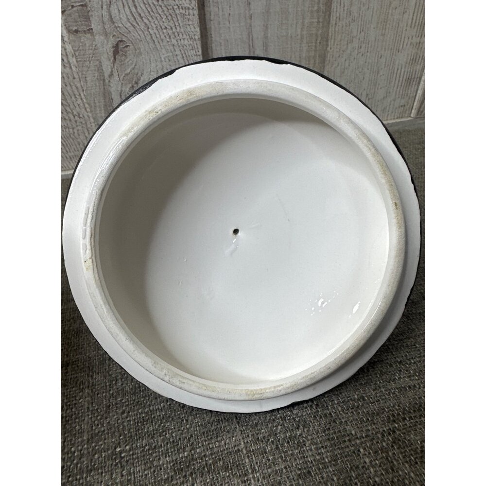 Dalmatian Themed Vintage Ceramic Dog Treat Jar With Bone Design & Lid - Picture 4 of 9